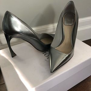 Dior silver pumps